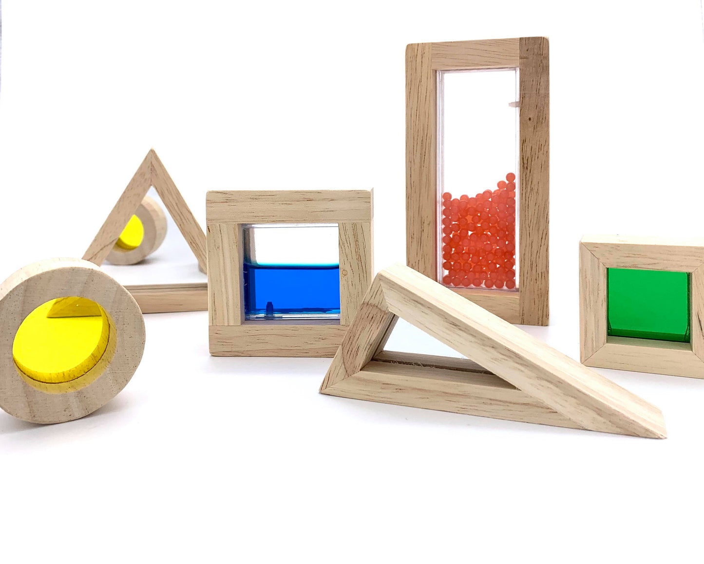 Sensory Baby Play Handmade Wooden Blocks Child Development Gift Christmas Baby