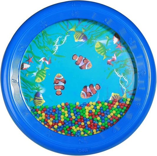 Musical Sensory Fish Beaded Wave Drum Child Development Education Toy Under the Sea