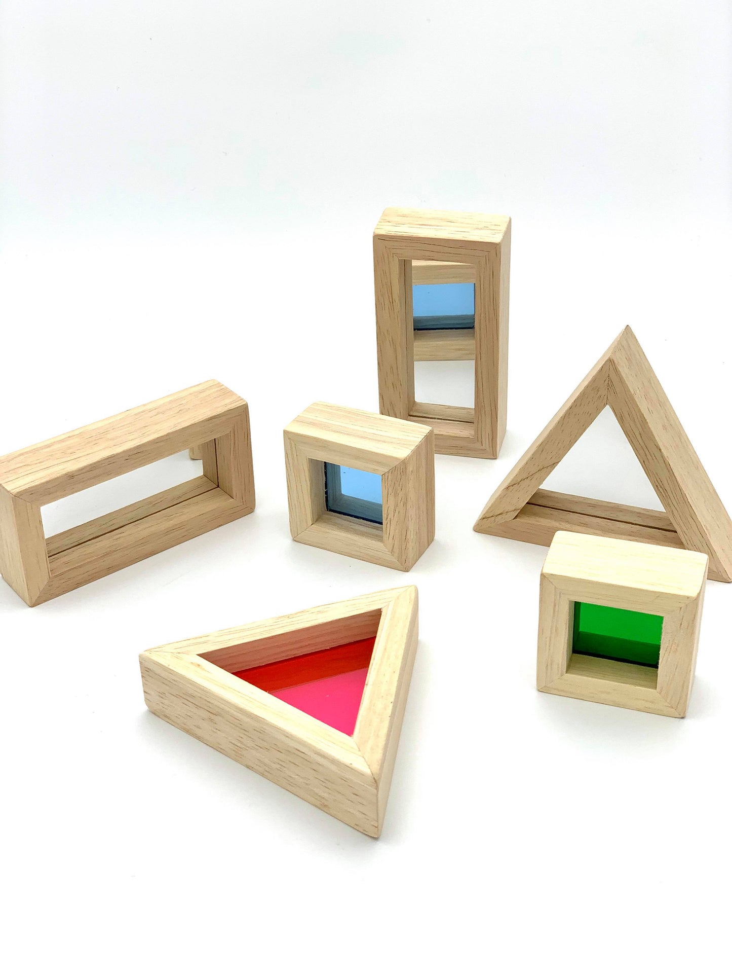 Sensory Handmade Wooden Blocks Child Development Gift Christmas Baby