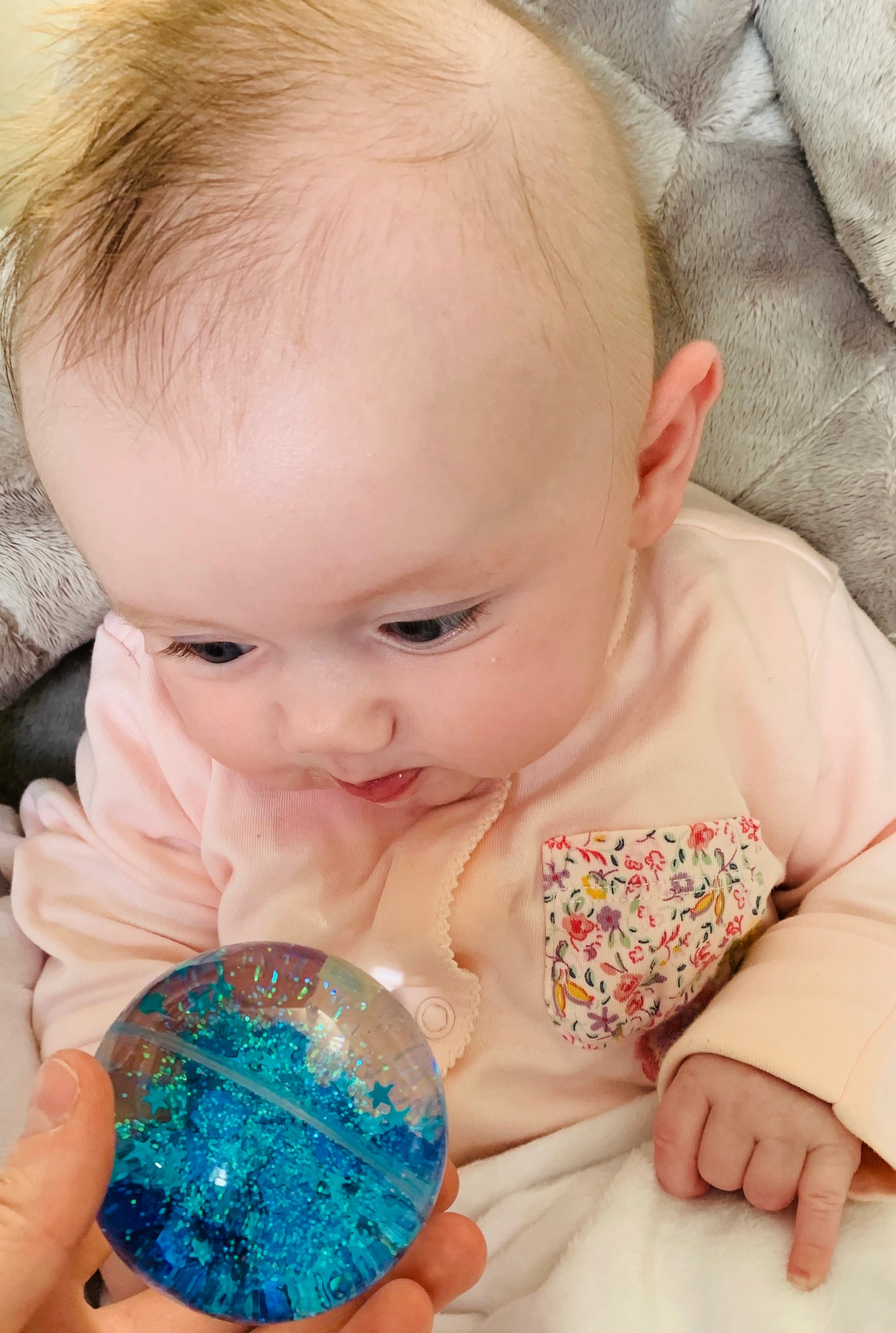 Sensory Glitter Ball Baby Child Development Play